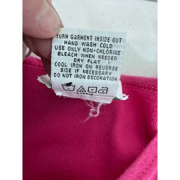 "Quaker Factory" Women's Top Tee Plus 1X Pink Embellished Bling Fairy Whimsy - Picture 7 of 7